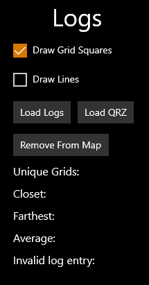 Logs widget.