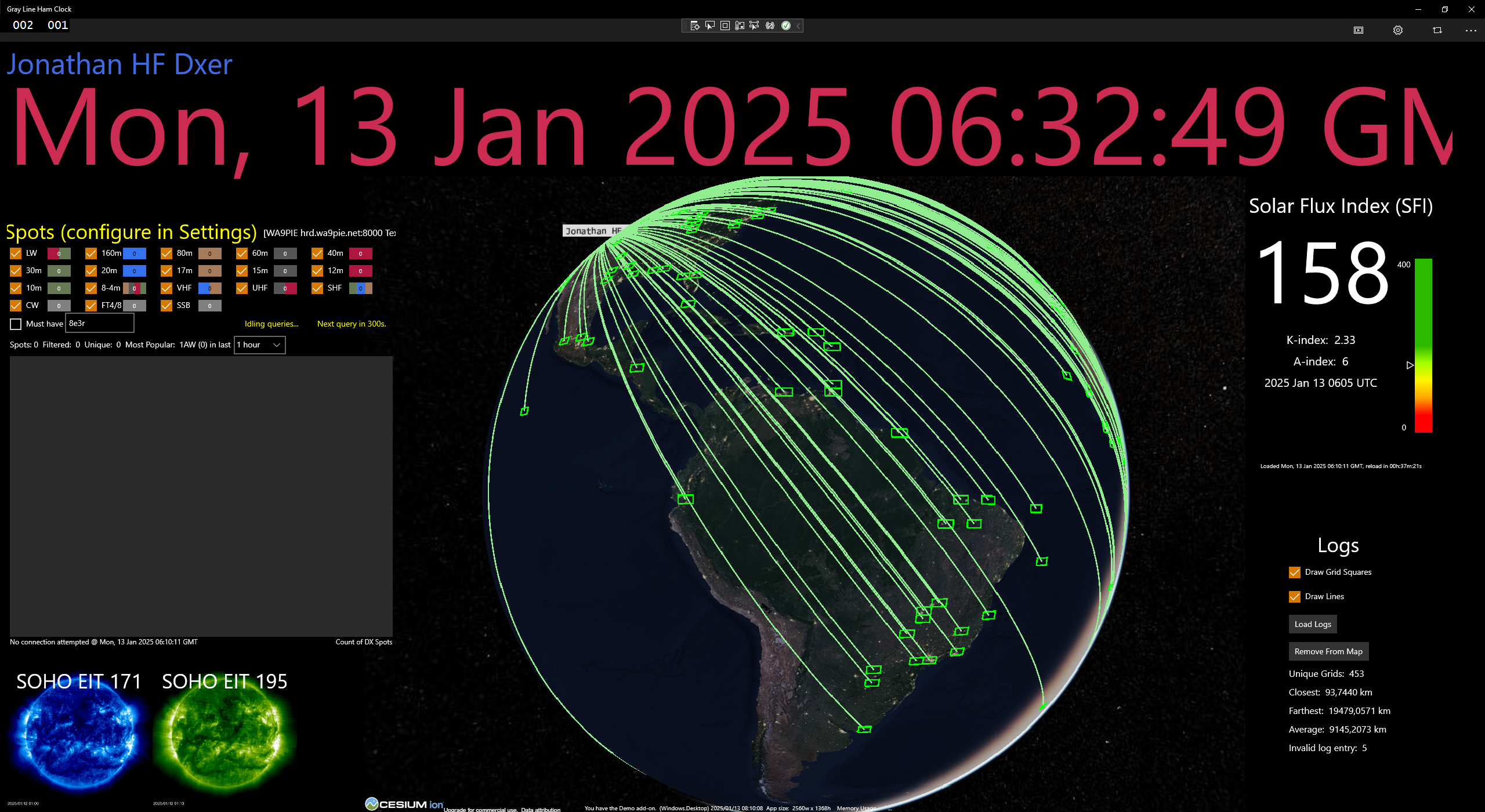Logs widget.