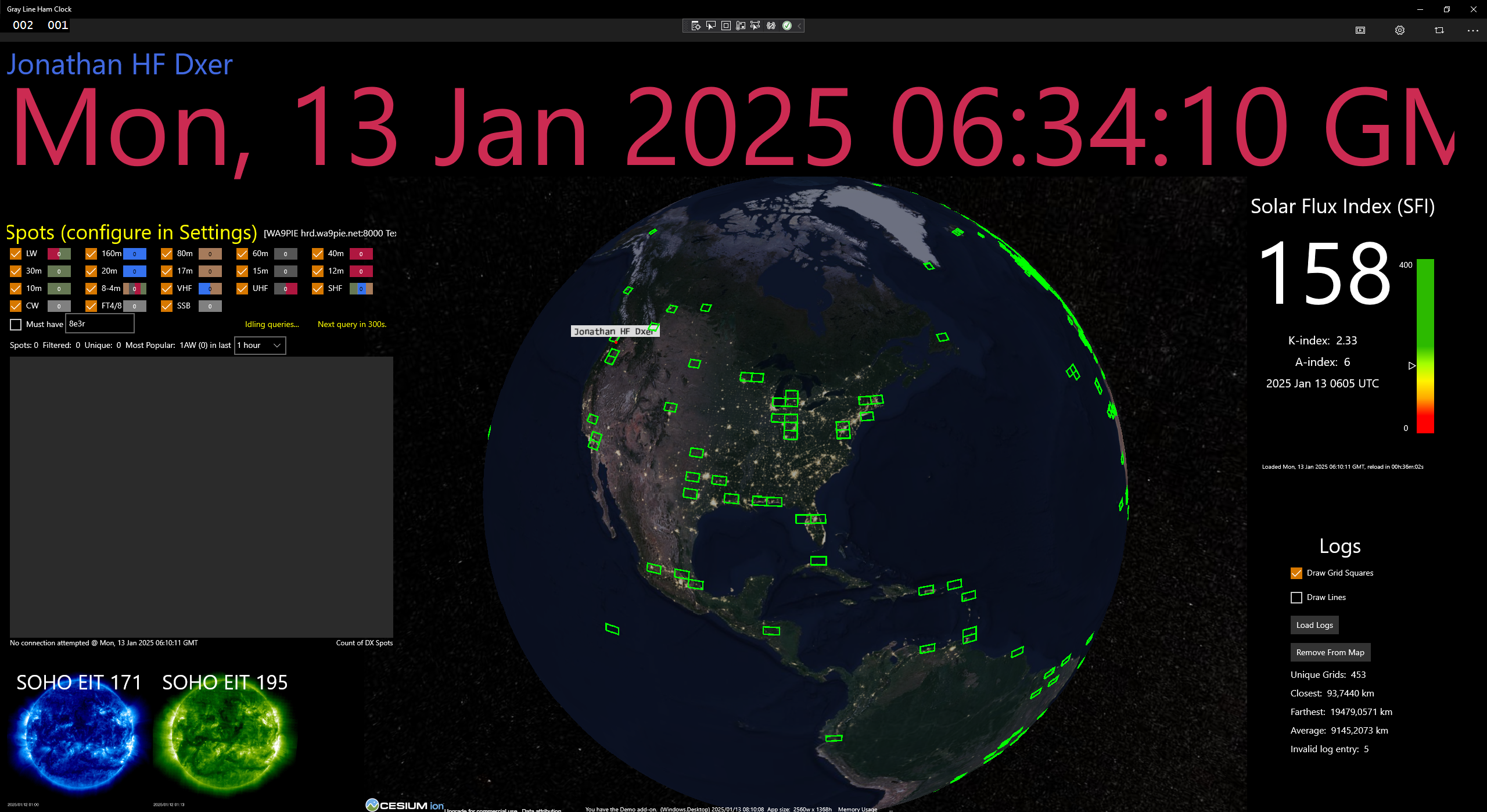 Logs widget.