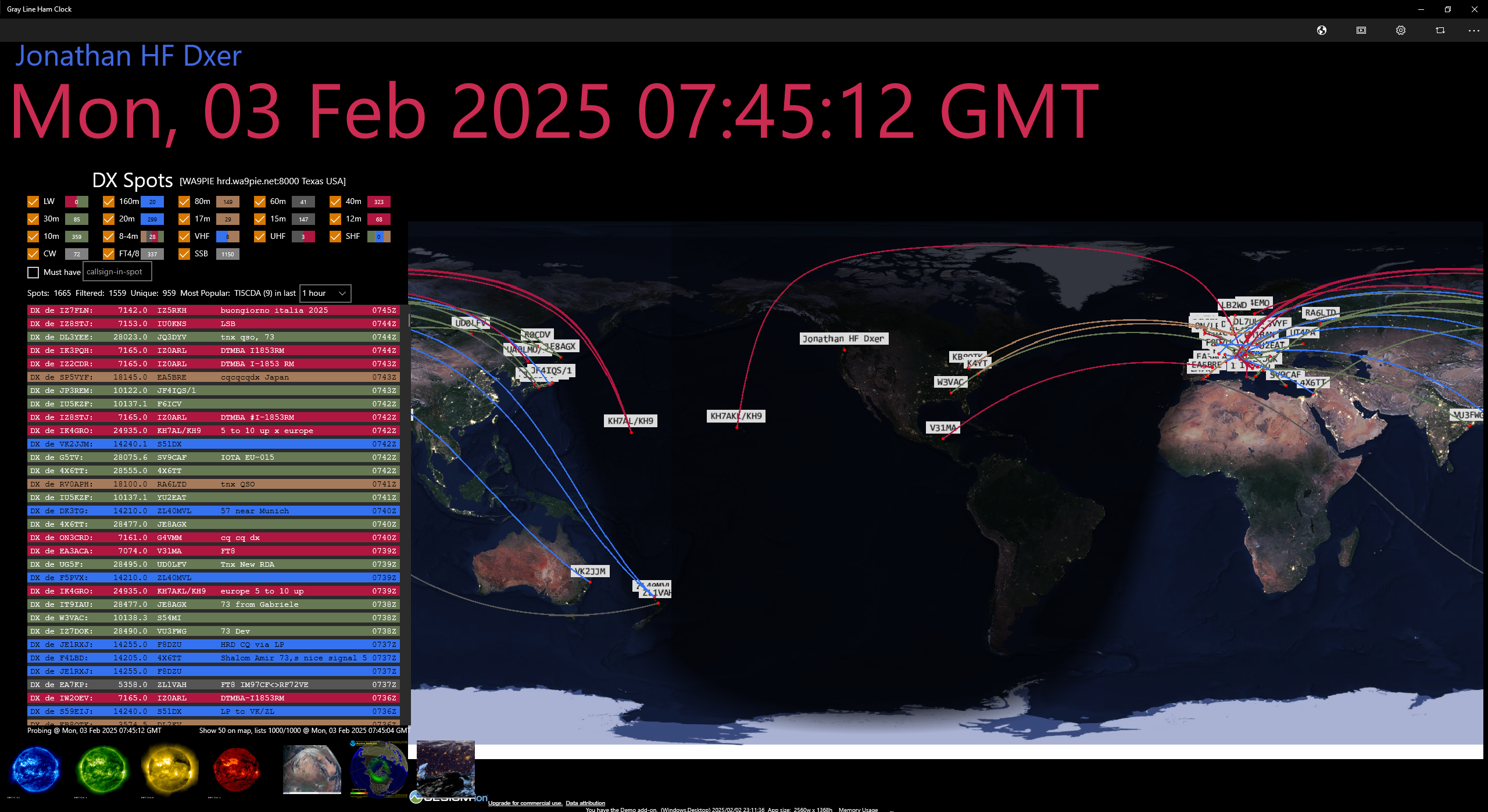 2D Mercator.